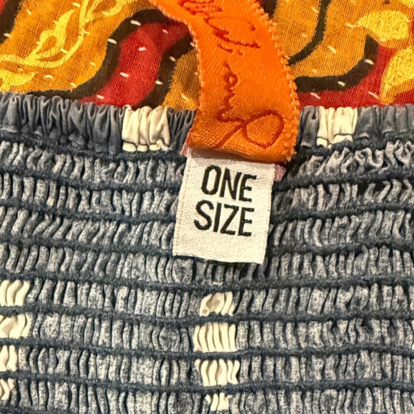 Polka Dot Navy Layered Skirt - Picture 6 of 6